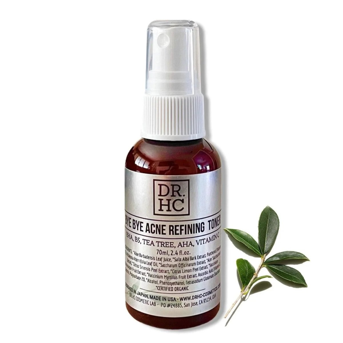 DR.HC Bye Bye Acne Refining Toner (70 ml, 2.4 fl.oz.) (Anti-acne, Oil balancing, Anti-dark spot, Anti-scar...)Toner