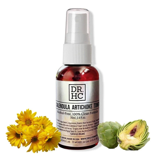 DR.HC Calendula Artichoke Toner (70ml, 2.4 fl.oz.) (Anti-acne, Anti-scar, Skin recovery, Pore shrinking...)Toner