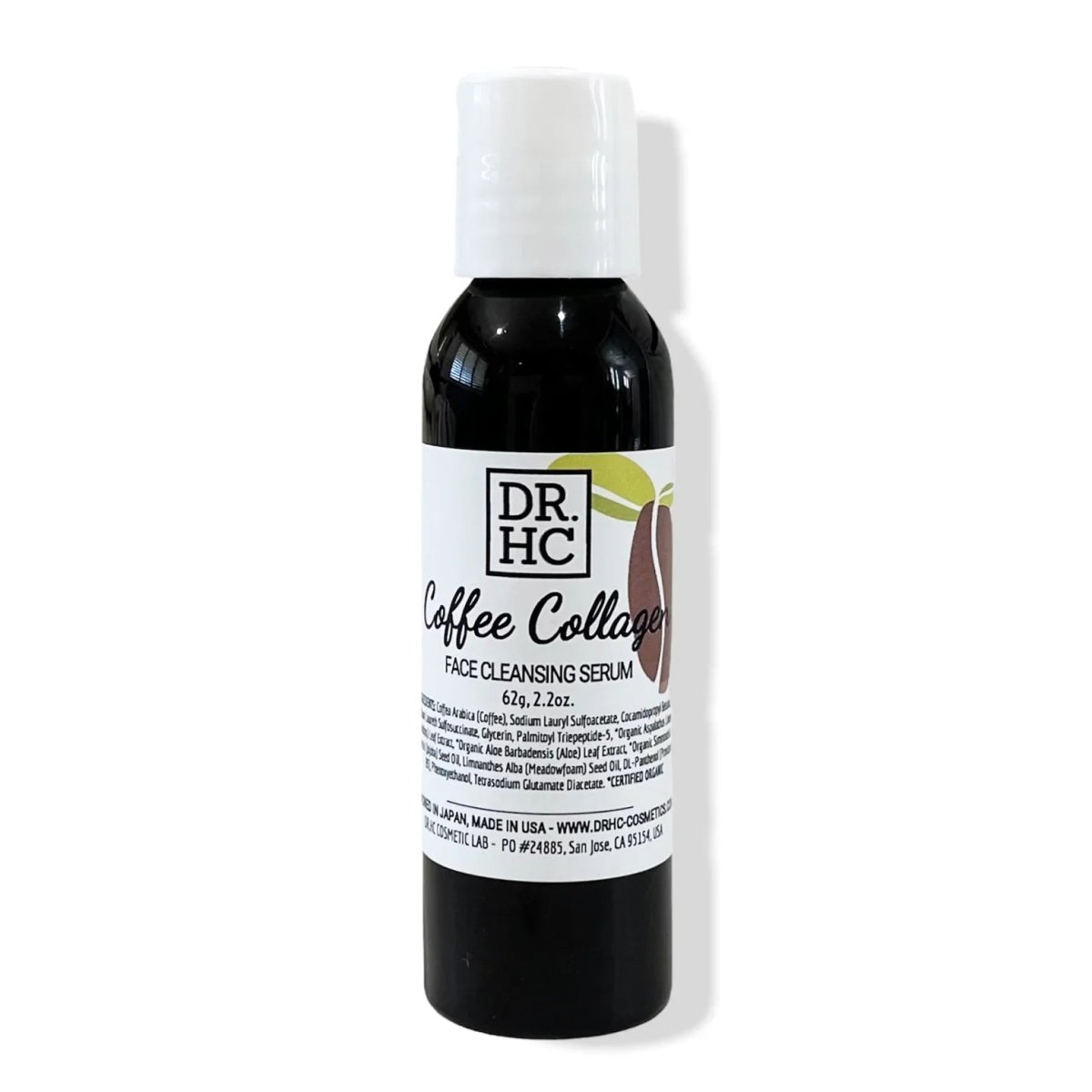 DR.HC Coffee Collagen Face Cleansing Serum (62g, 2.2oz.) (Skin brightening, Firming & Lifting, Detoxifying, Anti-acne...)Cleanser
