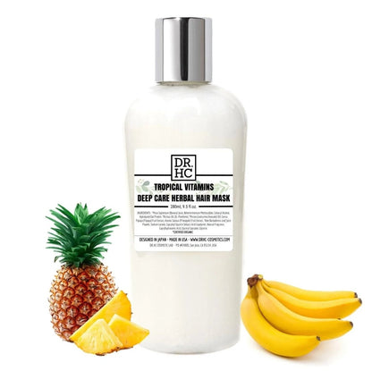 DR.HC Deep Care Herbal Hair Mask - Tropical Vitamins (280ml, 9.5 fl.oz.) (Damage repair, Anti-breakage, Anti-hair loss, Anti-dandruff, Oil-balancing...)Hair Mask