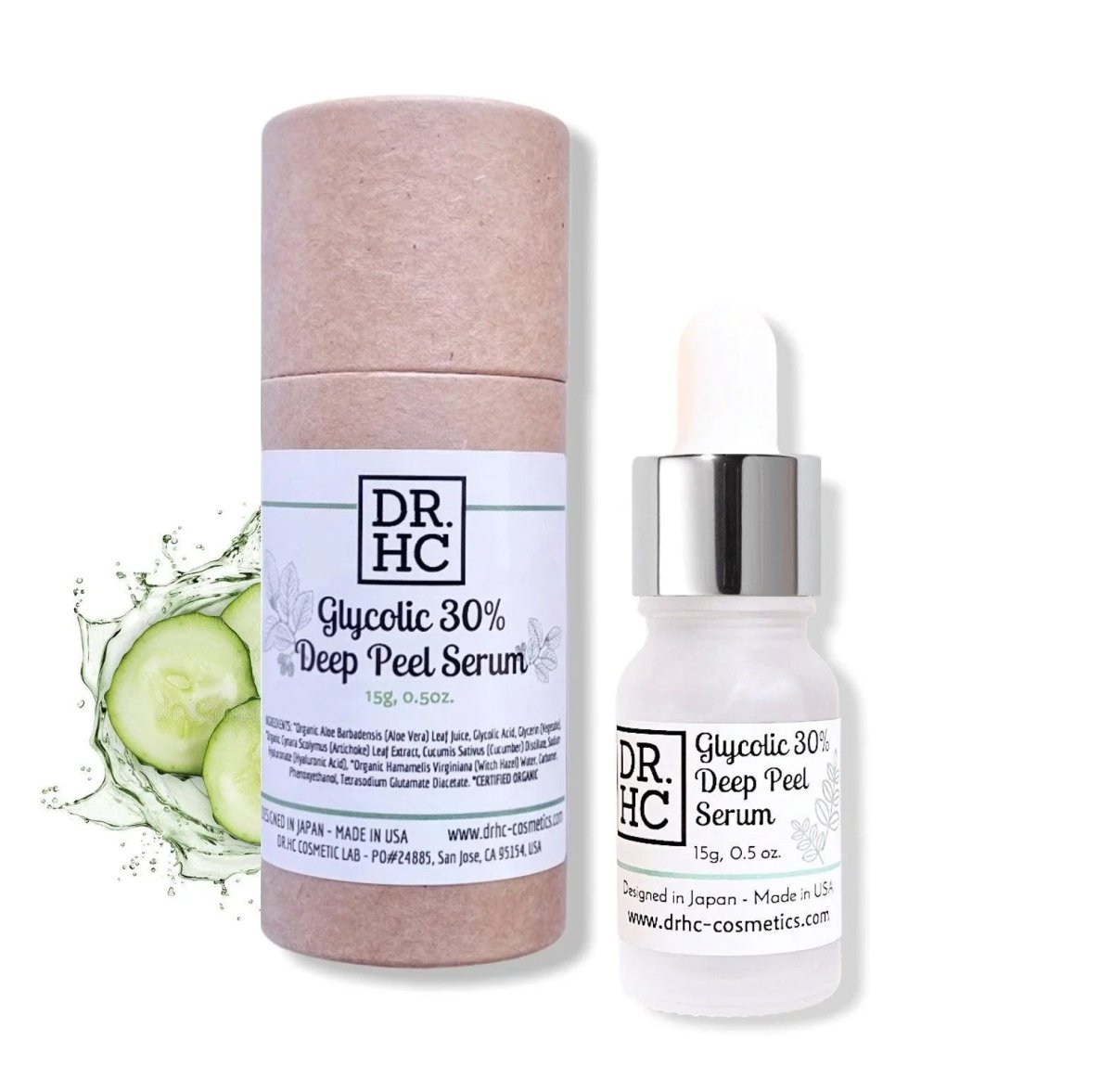 DR.HC Glycolic 30% Deep Peel Serum (15g, 0.5oz.)Serum Exfoliator