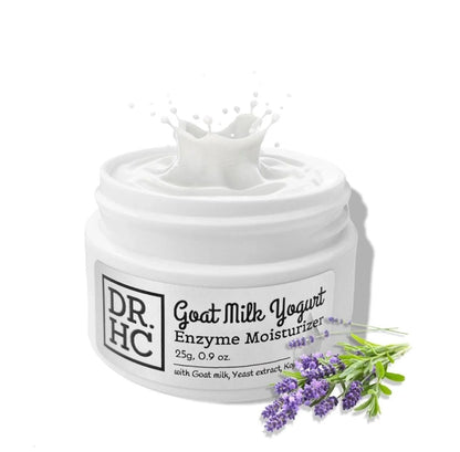 DR.HC Goat Milk Yogurt Enzyme Moisturizer (25g, 0.9oz.) (with Goat Milk, Yeast Extract, Kojic Acid) (Skin brightening, Skin Recovery, Anti-aging, Anti-acne...)Moisturizer