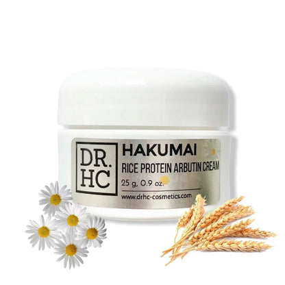 DR.HC Hakumai Rice Protein Arbutin Cream (25~40g, 0.9~1.4oz) (Skin brightening, Anti-acne, Anti-blemish, Anti-aging...)Moisturizer