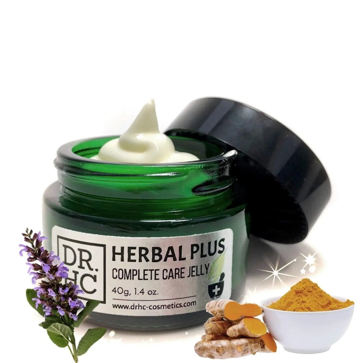 DR.HC Herbal Plus Complete Care Jelly (25~40g, 0.9~1.4oz) (Anti-acne, Anti-scar, Anti-blemish, Anti-inflammatory, Anti-aging, Skin plumping...)Moisturizer