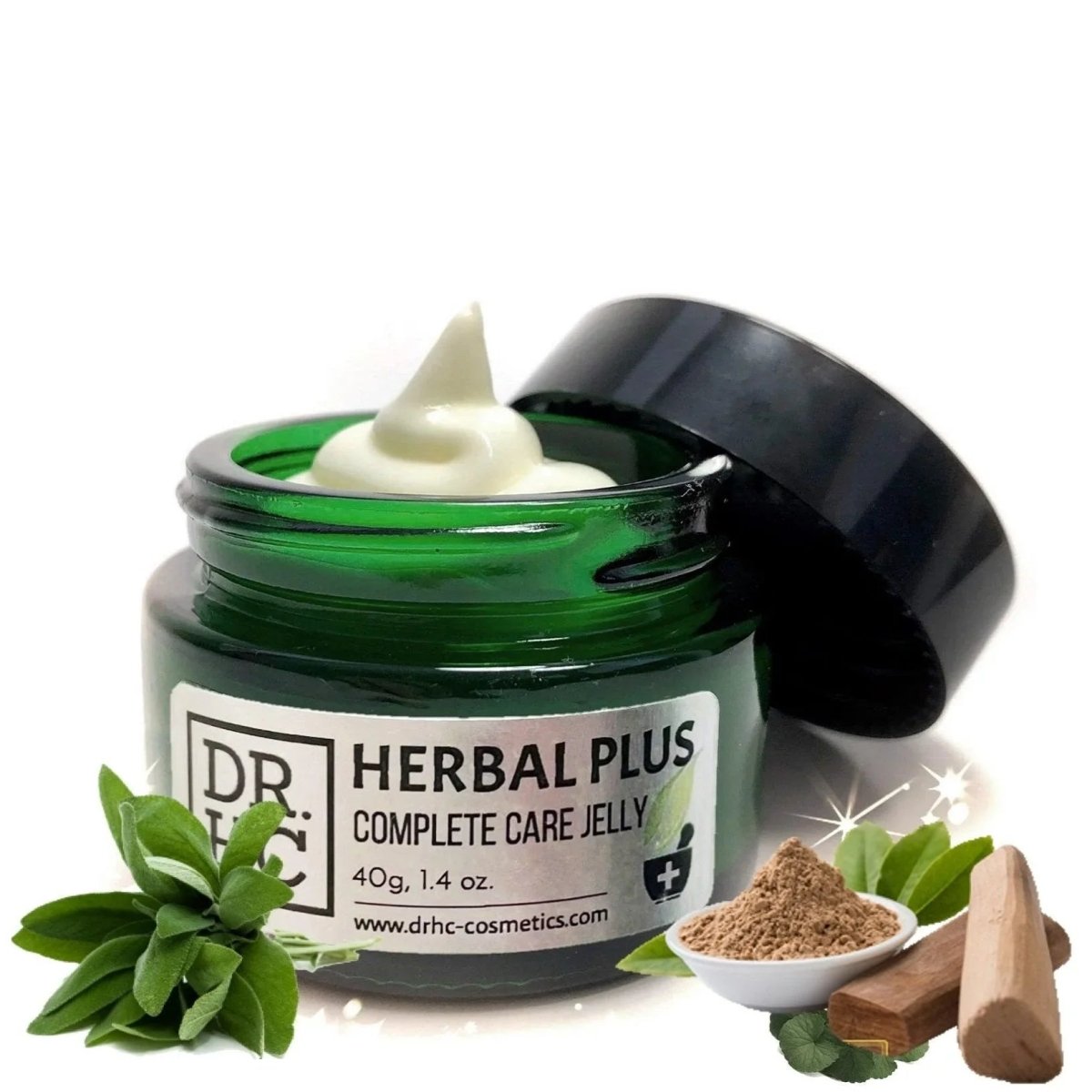 DR.HC Herbal Plus Complete Care Jelly (25~40g, 0.9~1.4oz) (Anti-acne, Anti-scar, Anti-blemish, Anti-inflammatory, Anti-aging, Skin plumping...)Moisturizer