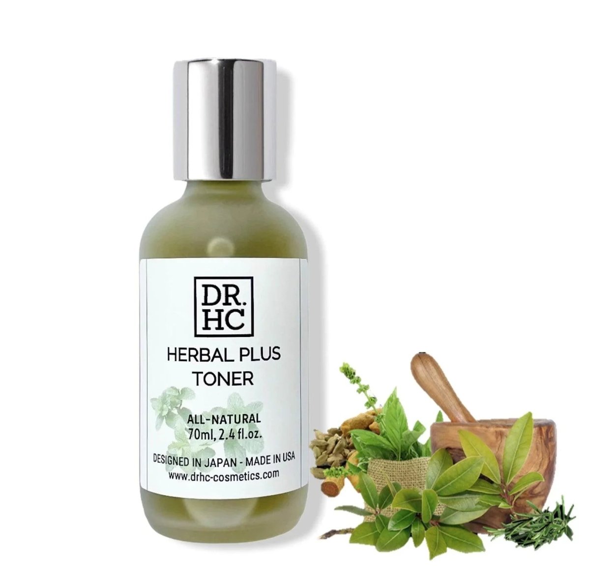 DR.HC Herbal Plus Toner (70~120ml, 2.4~4.0fl.oz.) (Pore shrinking, Anti-acne, Exfoliating, Skin toning...)Toner