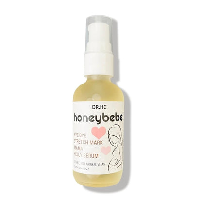 DR.HC Honeybebe' Bye-Bye Stretch Mark Mama Belly Serum (100% Organic, Natural & Vegan) (70ml, 2.4 fl.oz.) (Stretch Mark Prevention & Removal)Pregnancy