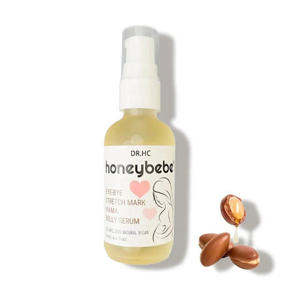 DR.HC Honeybebe' Bye-Bye Stretch Mark Mama Belly Serum (100% Organic, Natural & Vegan) (70ml, 2.4 fl.oz.) (Stretch Mark Prevention & Removal)Pregnancy