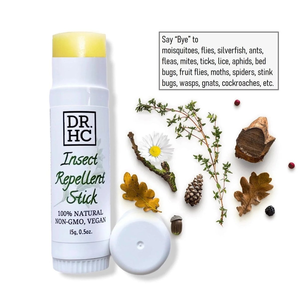 DR.HC Insect Repellent Stick (15g, 0.5oz.)Personal Care Baby Skin & Hair Care