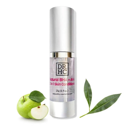 DR.HC Natural BHA + AHA 2 In 1 Skin Conditioner (25g, 0.9oz.) (Anti-acne, Skin brightening, Anti-blemish, Anti-aging...)Serum
