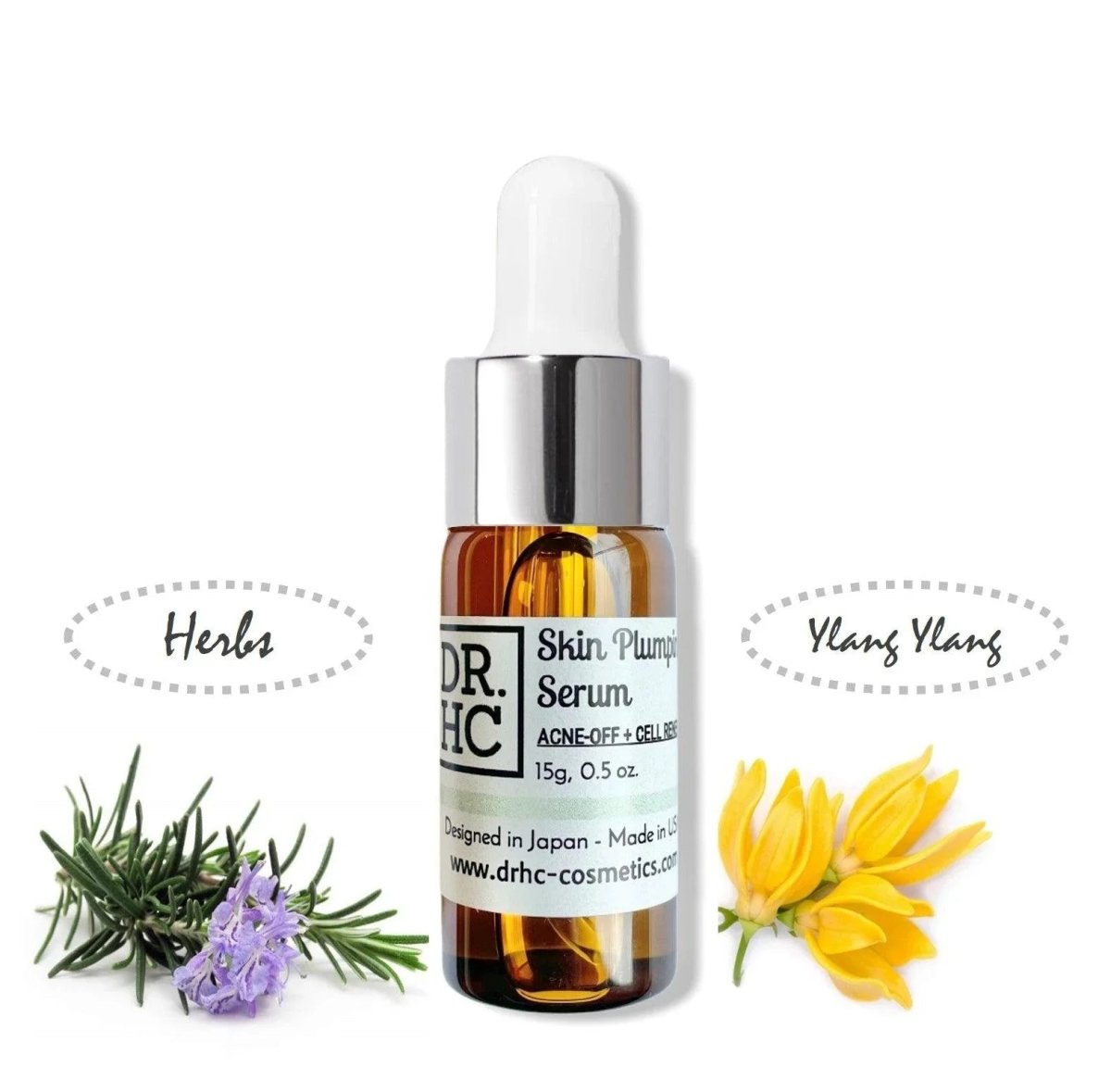 DR.HC Skin Plumping Serum (All Types) (Acne-Off + Cell Renewal, Brightening + Lifting) (15g, 0.5oz.)Serum