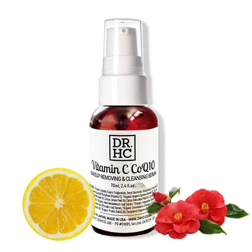 DR.HC Vitamin C CoQ10 Makeup Removing & Cleansing Serum (70ml, 2.4 fl.oz.) (Firming, Skin toning, Anti-aging, Anti-inflammatory...)Cleanser