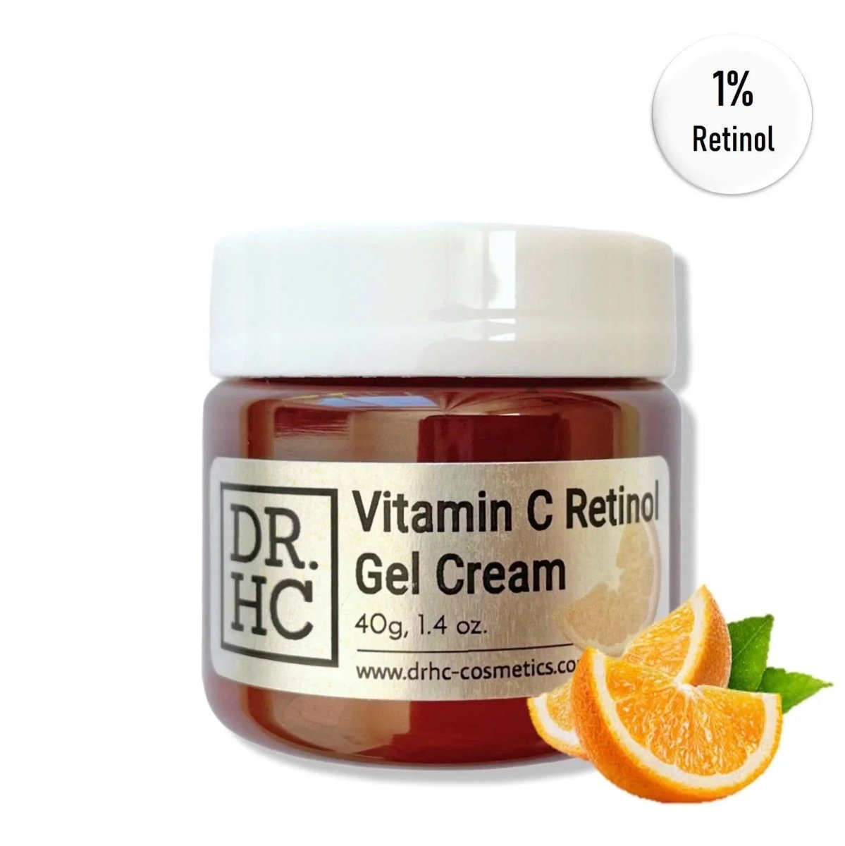 DR.HC Vitamin C Retinol Gel Cream (25~40g, 0.9~1.4oz.) (Skin brightening, Anti-aging, Anti-blemish, Anti-acne...)Moisturizer