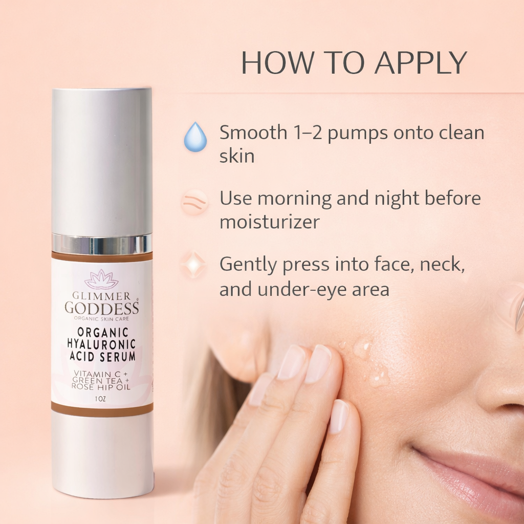 Organic Hyaluronic Acid Serum – Plumping Hydration 1 oz.-1