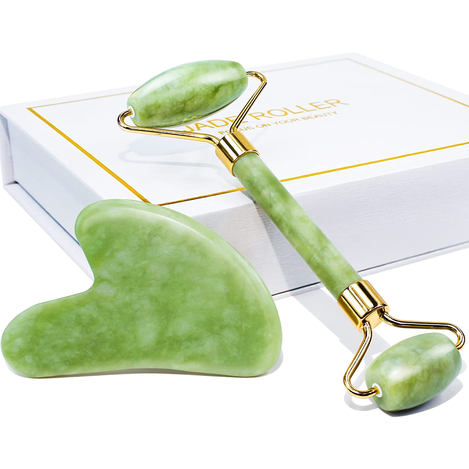 Jade Roller & Gua Sha Gift Boxfacial roller