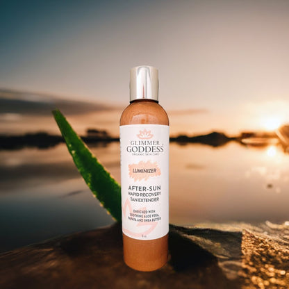 Organic After Sun Lotion & Tan Extender – Luminizing ShimmerLotion & Moisturizer