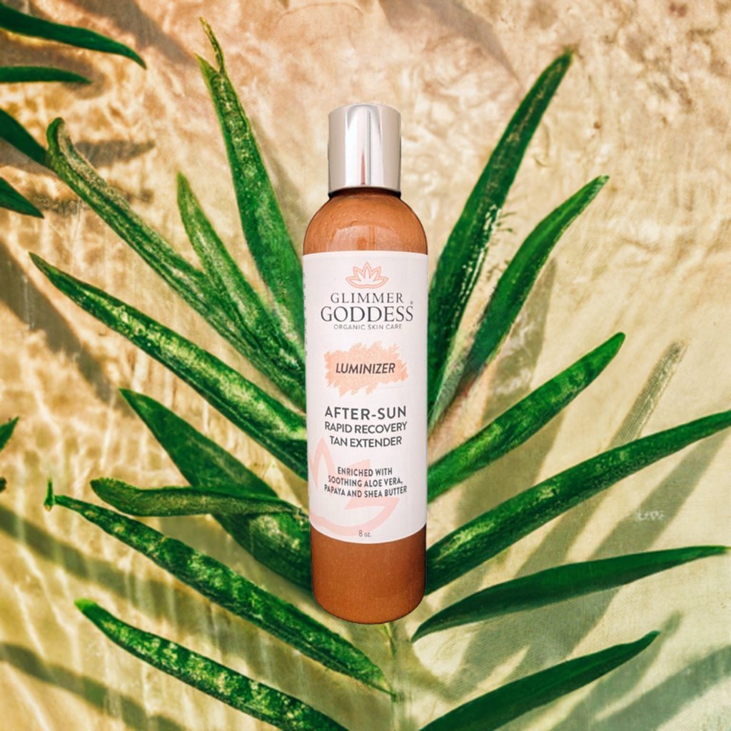 Organic After Sun Lotion & Tan Extender – Luminizing ShimmerLotion & Moisturizer
