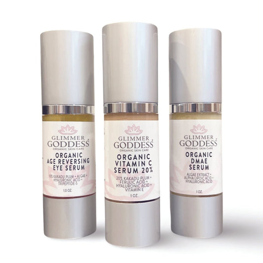 Organic Anti-Aging Trio – Vitamin C & Firming Serums-0