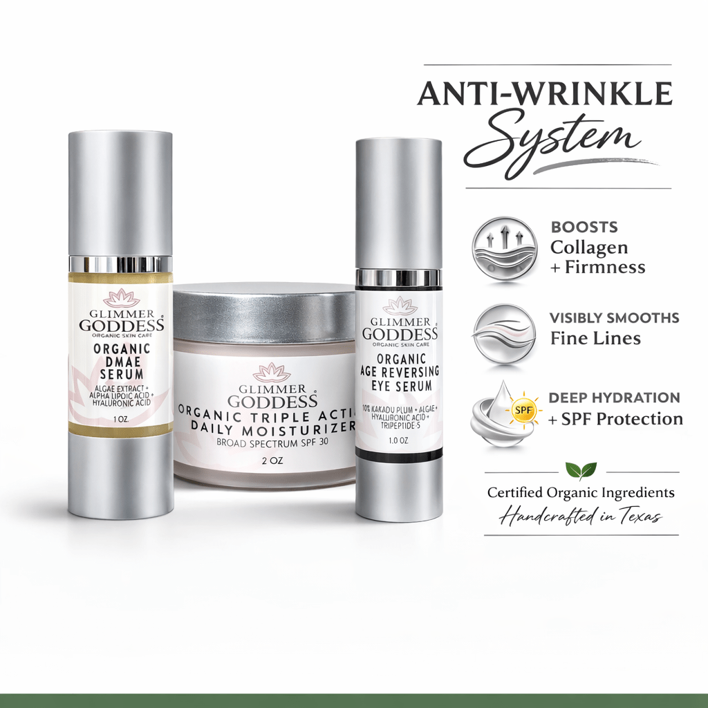 Organic Anti - Wrinkle Trio – 3 - Step Collagen Boosting SystemGift Packs & Value Sets