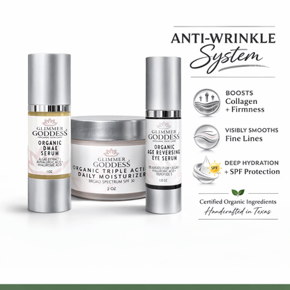 Organic Anti - Wrinkle Trio – 3 - Step Collagen Boosting SystemGift Packs & Value Sets