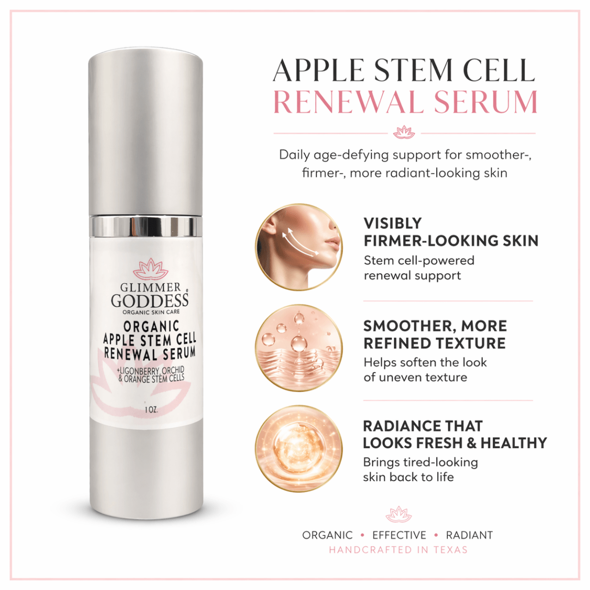 Organic Apple Stem Cell Anti - Aging SerumSerums