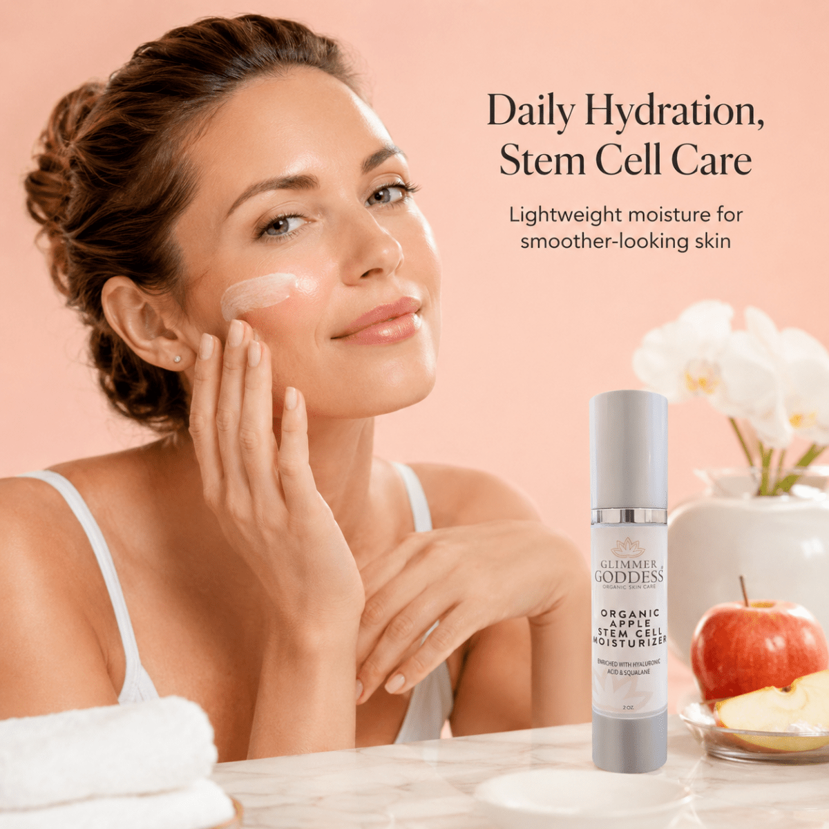 Organic Apple Stem Cell Moisturizer – Anti-Aging TreatmentLotion & Moisturizer