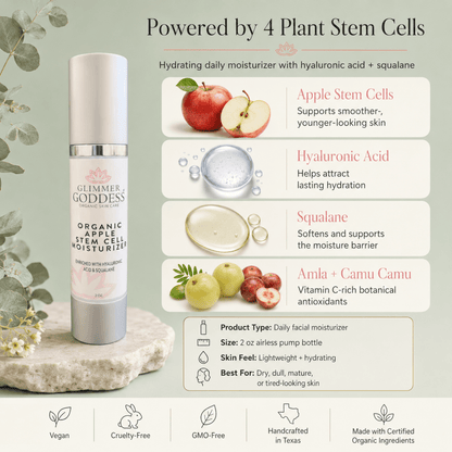 Organic Apple Stem Cell Moisturizer – Anti-Aging TreatmentLotion & Moisturizer