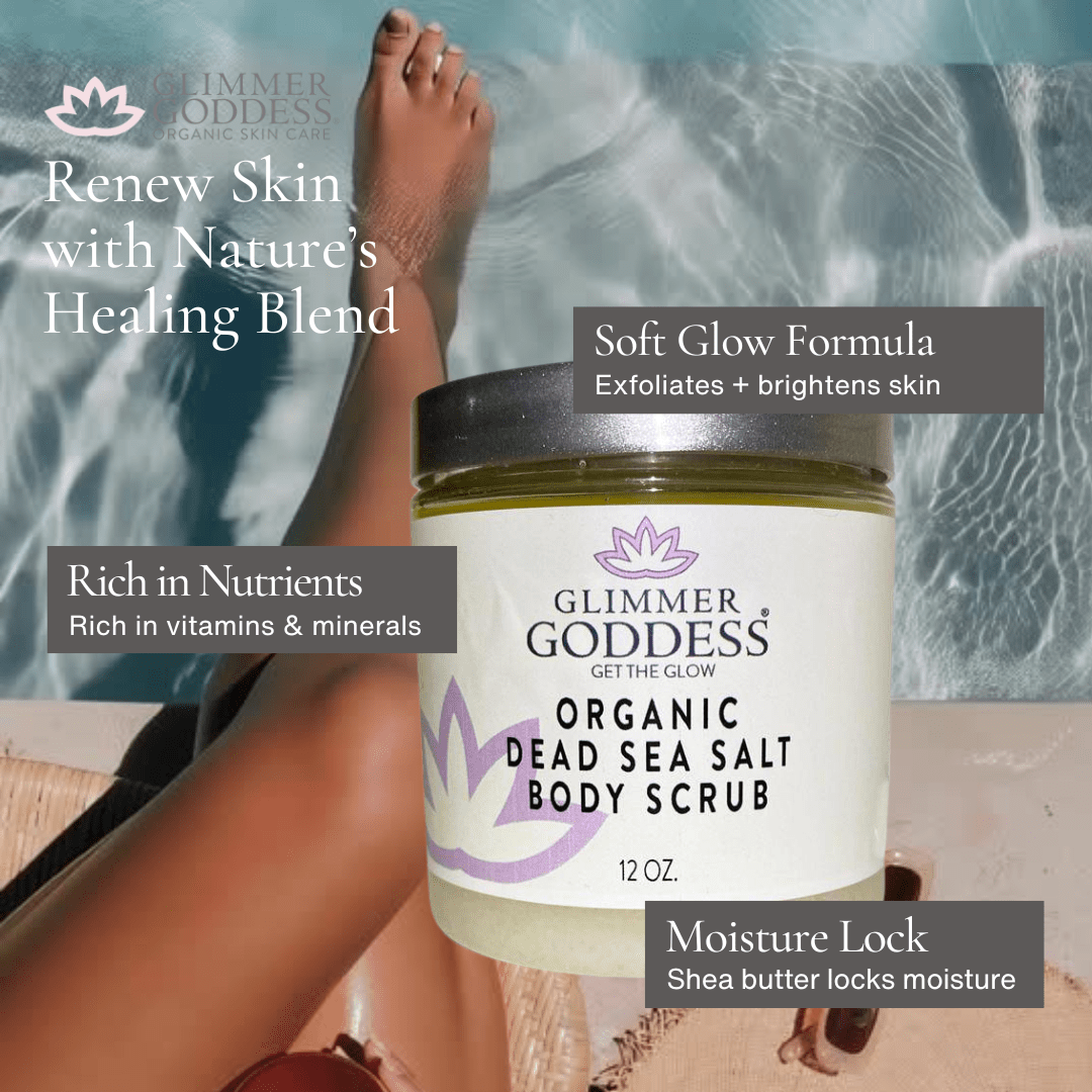 Organic Dead Sea Salt Body Scrub – Exfoliates, Detoxifies & Firms Skin-2