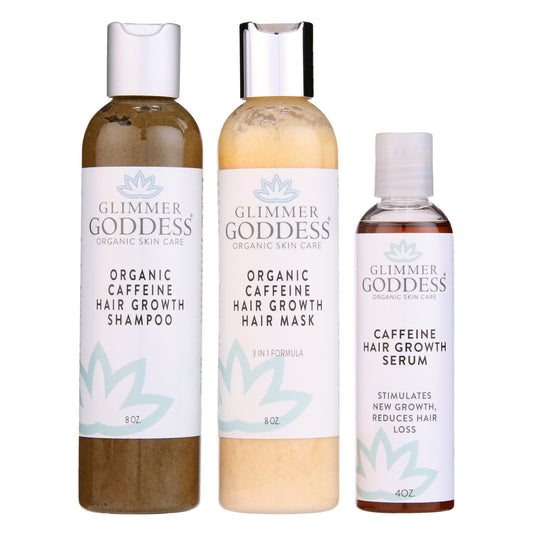 Organic Caffeine Hair Growth System – 3-Step Treatment Set-0