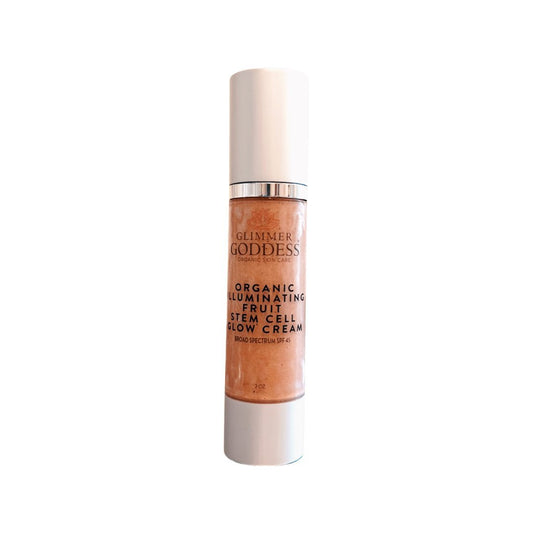 Organic CC Cream with SPF 45 – Illuminating Fruit Stem Cell Glow Cream with Reef-Safe SunscreenMoisturizers