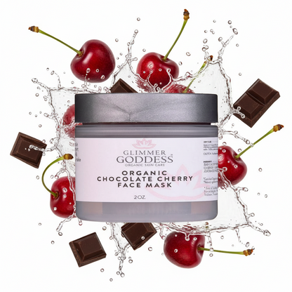 Organic Chocolate Cherry Face Mask – Antioxidant Anti-Aging Treatment-0
