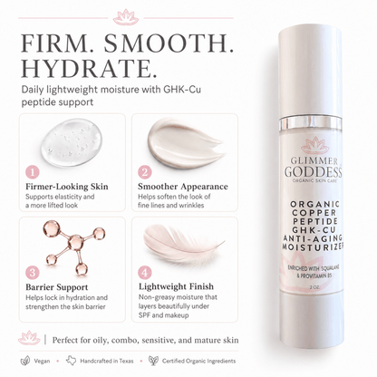 Organic Copper Peptide Moisturizer – Firming & SmoothingMoisturizers