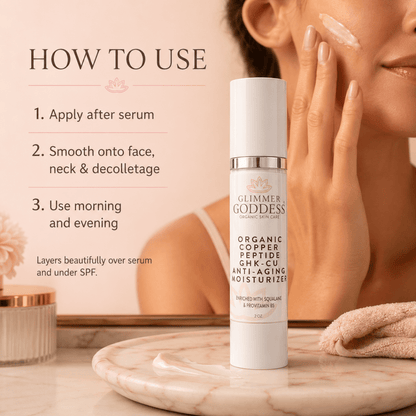 Organic Copper Peptide Moisturizer – Firming & SmoothingMoisturizers