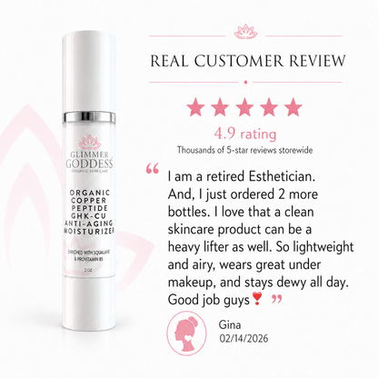 Organic Copper Peptide Moisturizer – Firming & SmoothingMoisturizers