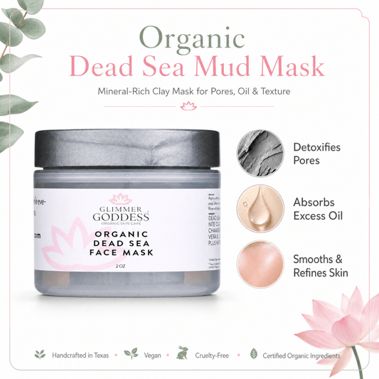 Organic Dead Sea Mud Mask With Bentonite Clay - Exfoliate & RejuvenateMasks & Peels