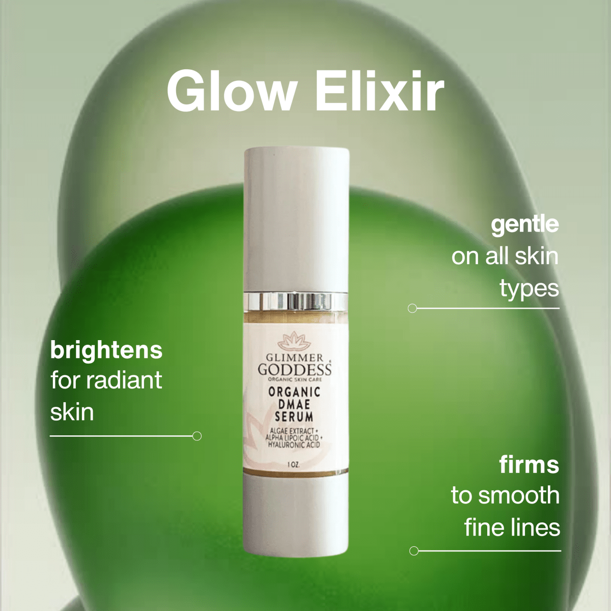 Organic DMAE Firming Serum – Natural Facelift TreatmentSerums