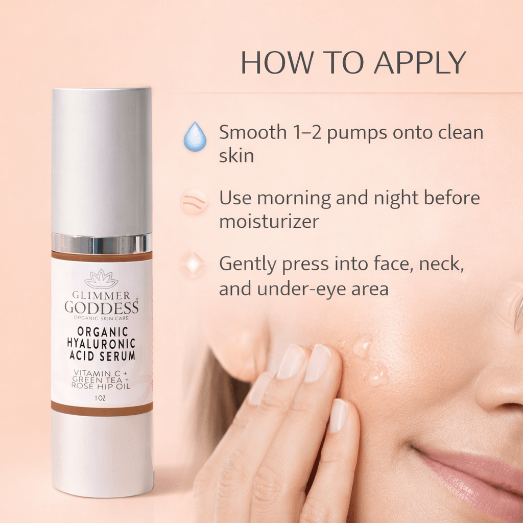 Organic Hyaluronic Acid Serum – Plumping Hydration 1 oz.Serums