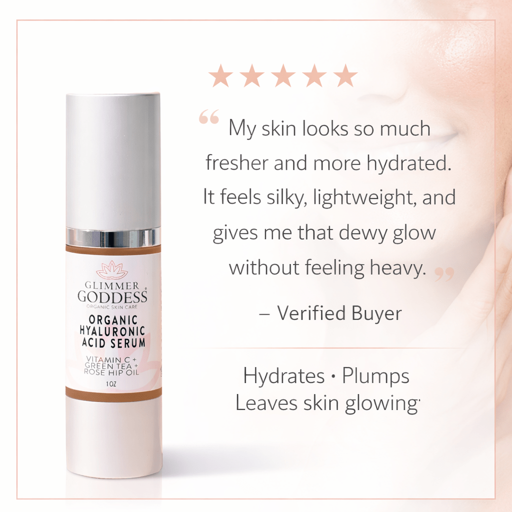Organic Hyaluronic Acid Serum – Plumping Hydration 1 oz.Serums