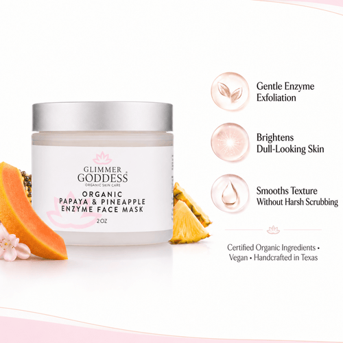 Organic Papaya Pineapple Enzyme Face Mask – Gentle Exfoliating TreatmentMasks & Peels