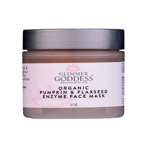 Organic Pumpkin Flaxseed Enzyme Face Mask – Brightening & Tightening Mask for Glowing Skin-0