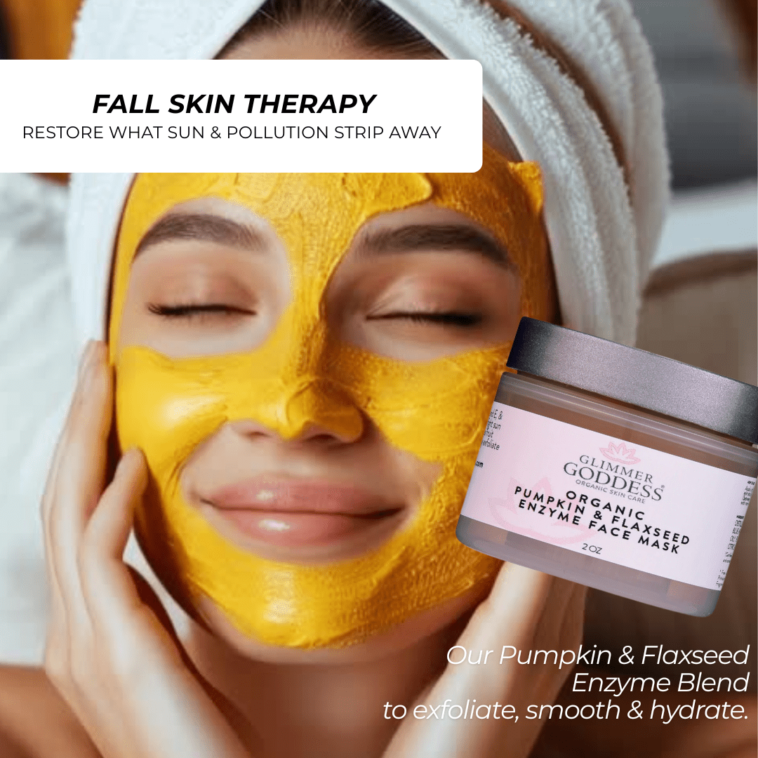 Organic Pumpkin Flaxseed Enzyme Face Mask – Brightening & Tightening Mask for Glowing SkinMasks & Peels