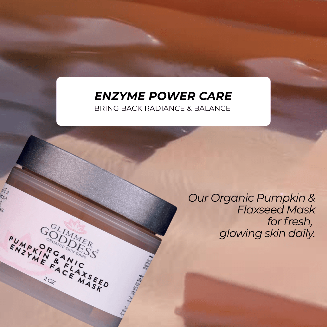 Organic Pumpkin Flaxseed Enzyme Face Mask – Brightening & Tightening Mask for Glowing SkinMasks & Peels