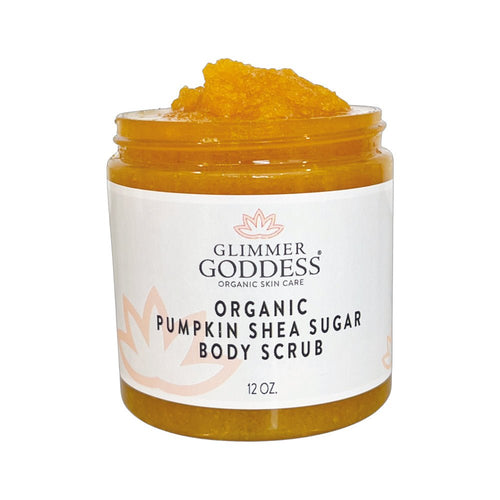 Organic Pumpkin Shea Sugar Body Scrub – Fall Scented Exfoliator-0