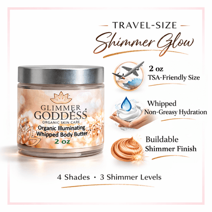 Organic Shimmer Body Butter 2 oz – TravelShimmer