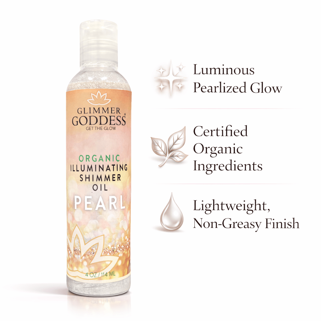 Organic Shimmer Body Oil for a Soft, Non - Greasy Body GlowShimmer