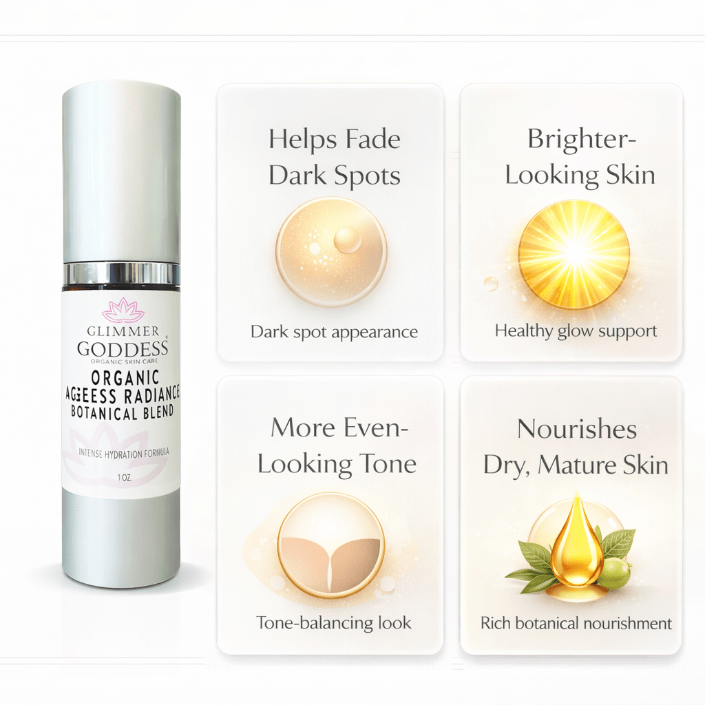 Organic Skin Brightening Serum – Ageless Radiance & Dark Spot TreatmentSerums