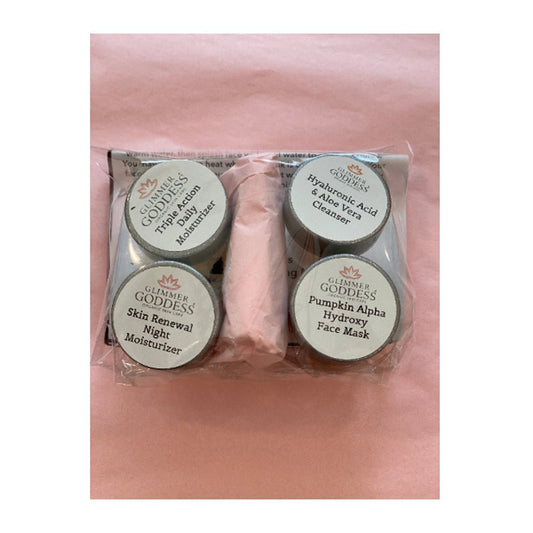 Organic Anti-Aging Skin Care Trial Set – 5 Best Sellers + Bonus Mask-0
