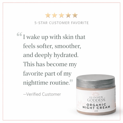 Organic Skin Renewal Night Cream 2 oz – Anti - AgingMoisturizers