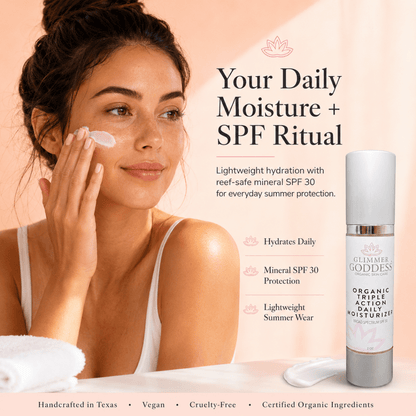 Organic SPF 30 Face Cream for Hydration, Firming & Sun ProtectionMoisturizers