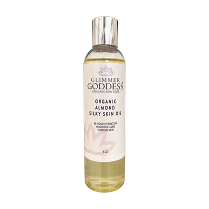 Organic Sweet Almond Silky Skin Oil – 48 Hour Hydration-0